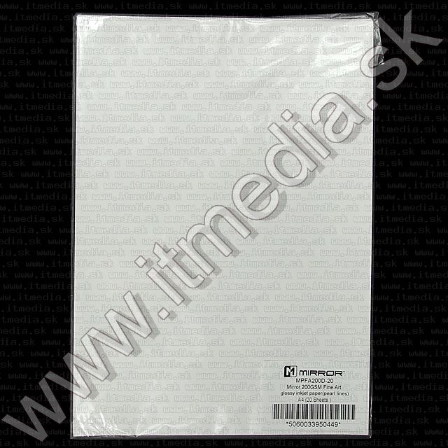 Image of Mirror **Pearl Lines** Photo Paper A4 200g (20pk)***OEM*** (IT8740)